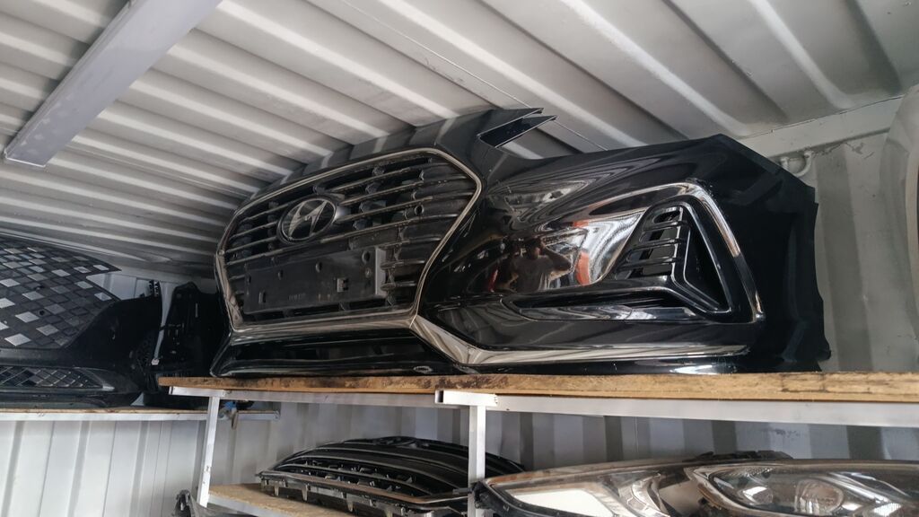 Передний бампер в сборе для Hyundai Sonata (рестайлинг, около