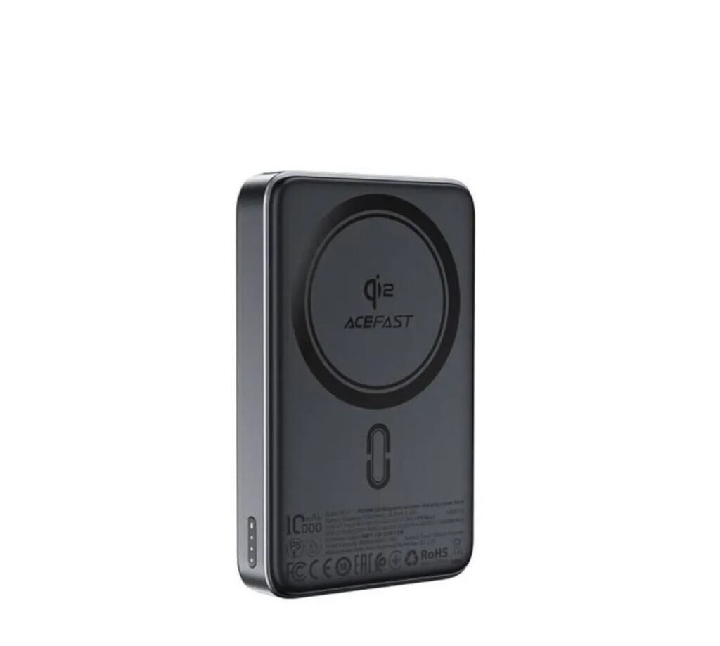 Power Bank ACEFAST M11 — 30W PD + Qi2 Magnetic (Black) Будущее — фото 3