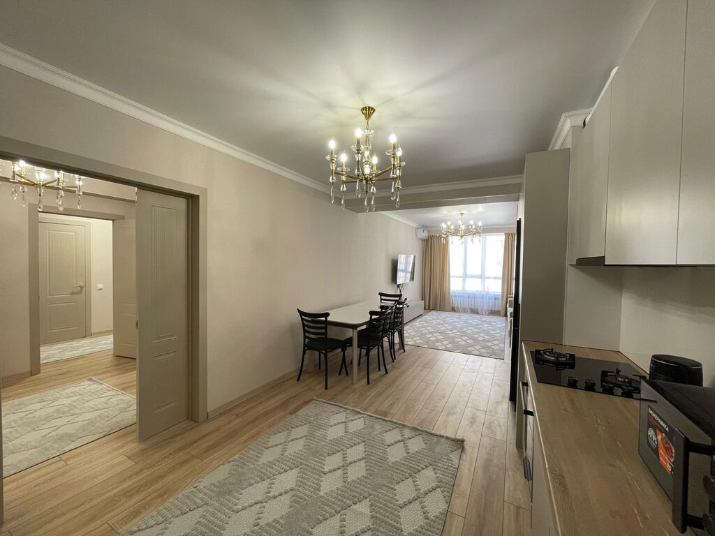 3 комнаты, 95 м², Аламедин-1 мкр Элитка, 5 этаж, Свежий ремонт: фото 2