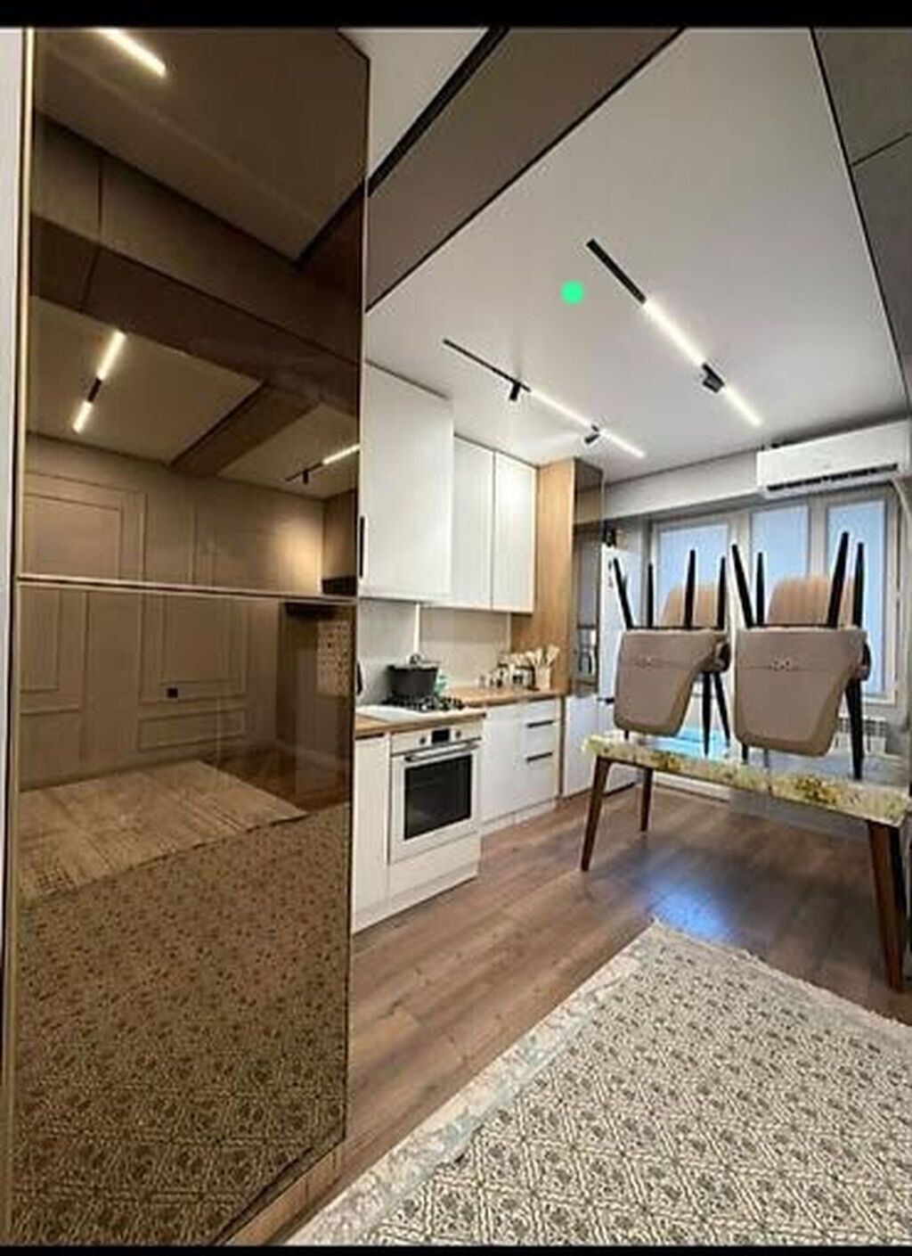 1 комната, 42 м², Ак-Орго ж/м Элитка, 6 этаж, Евроремонт: фото 1