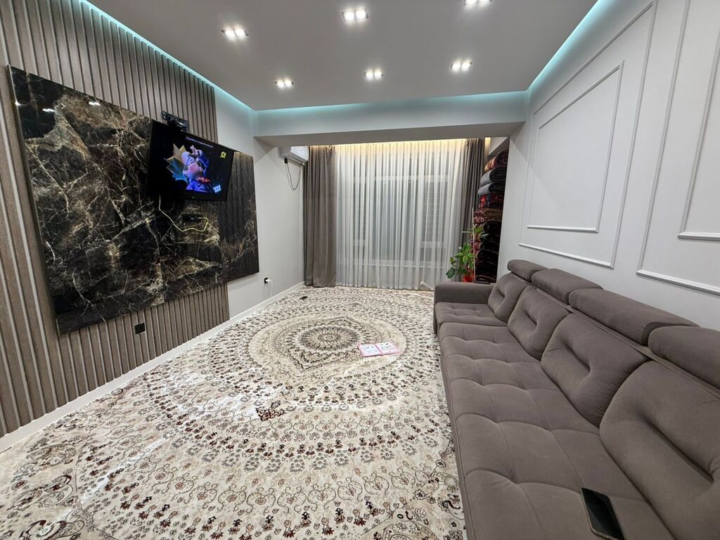 3 комнаты, 100 м², Джал-15 Элитка, 5 этаж, Евроремонт: фото 1