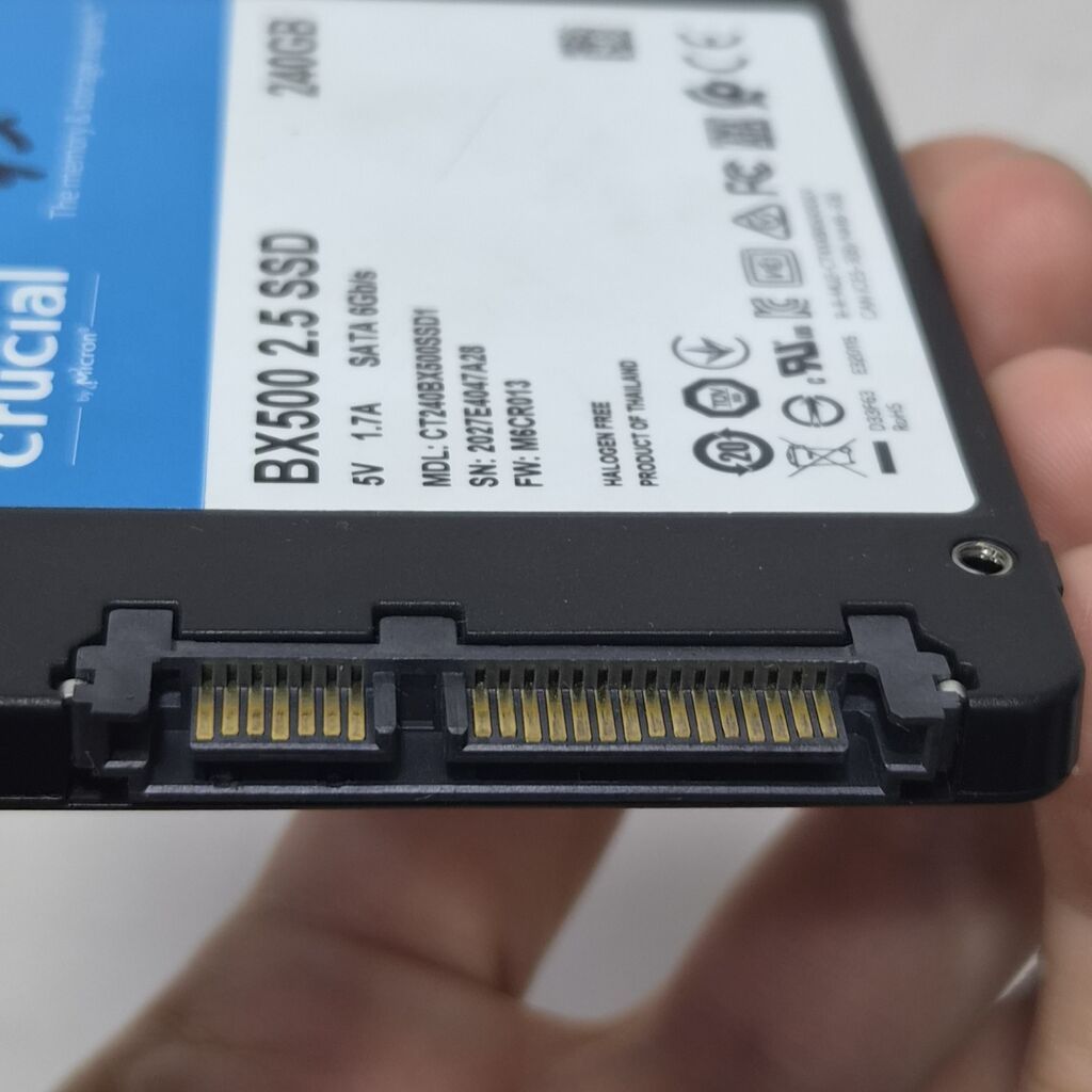 Накопитель для ПК, Новый, Crucial, SSD, 256 ГБ, 2.5", Для ПК: фото 4