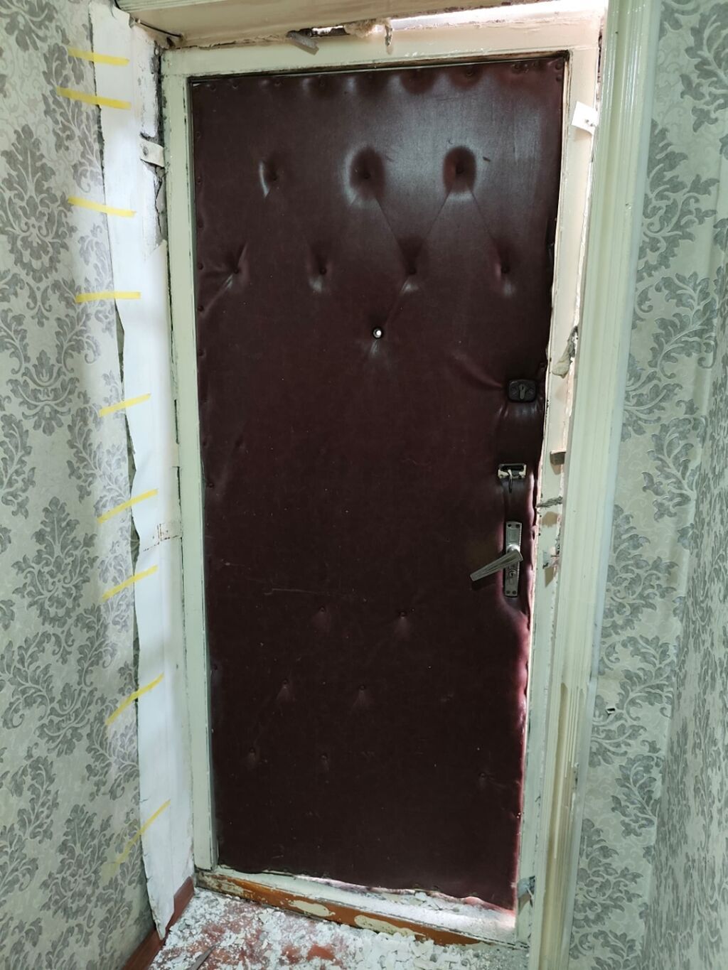 Двери для домов и квартир, Металлическая, Одностворчатая, Правосторонняя, цвет - Серый — фото 2