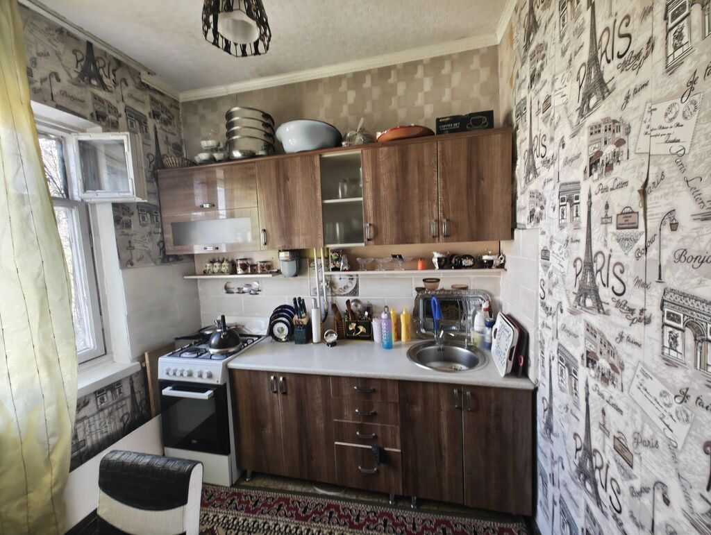 2 комнаты, 50 м², Аламедин-1 мкр 105 серия, 5 этаж, Свежий ремонт: фото 6