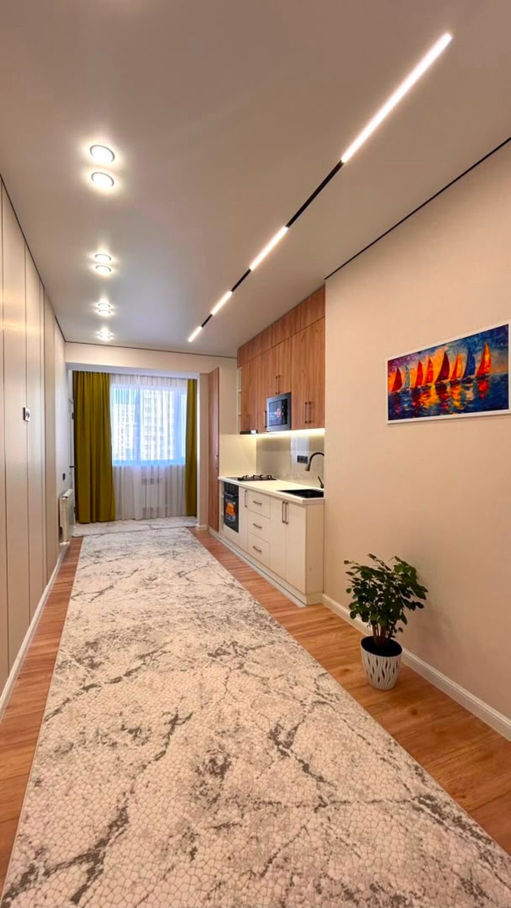 2 комнаты, 52 м², Золотой квадрат Элитка, 8 этаж, Дизайнерский ремонт: фото 8