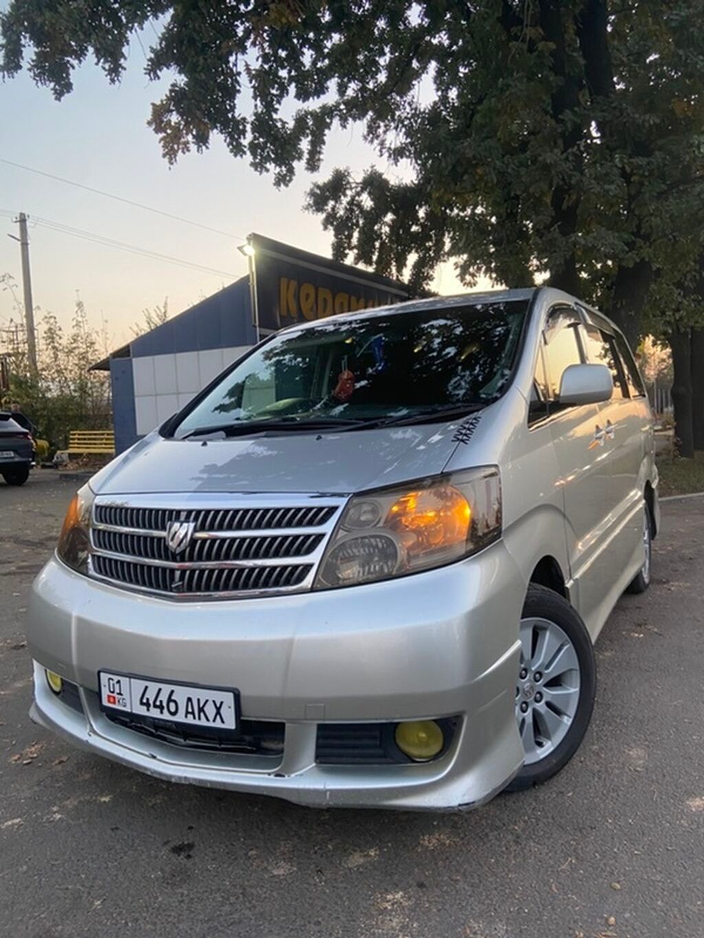 Toyota Alphard: 2004 г., 2.4 л, Автомат, Газ, Минивэн — фото 1