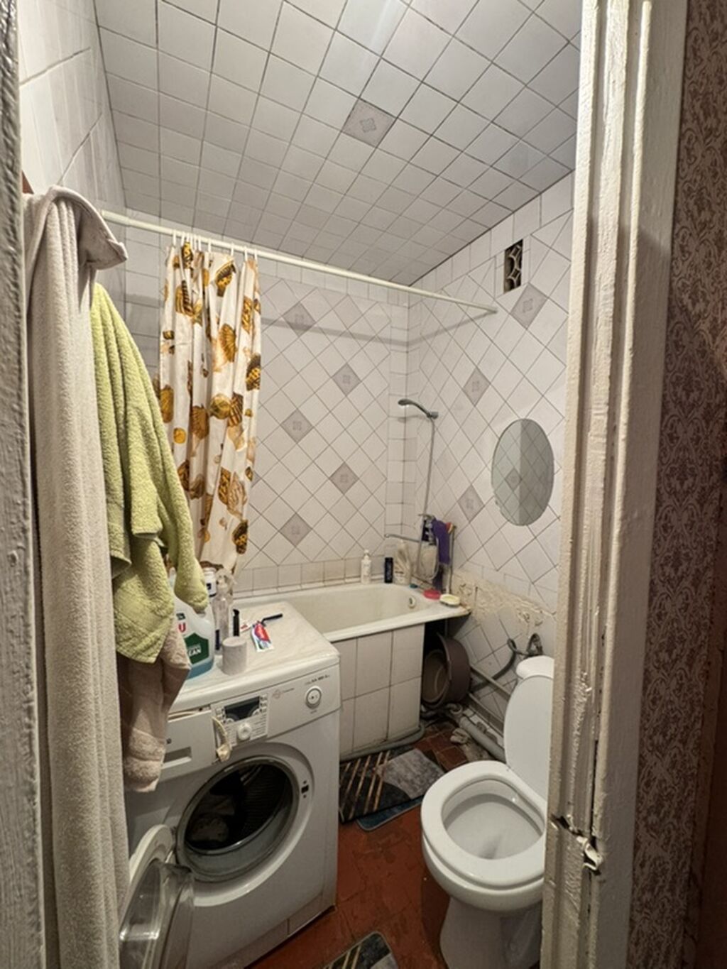 1 комната, 34 м², 5 мкр 105 серия, 7 этаж, Требуется ремонт: фото 6