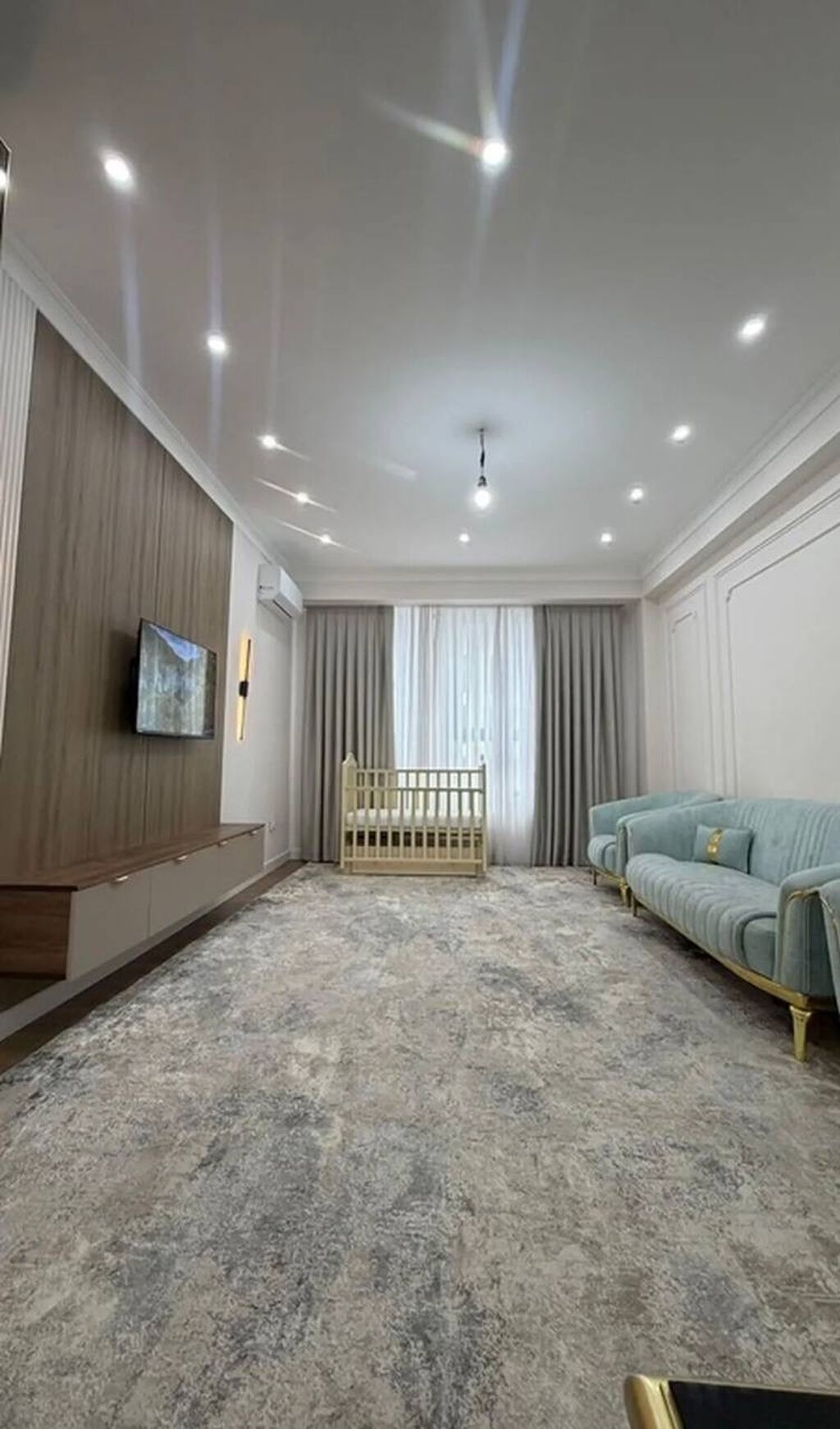 3 комнаты, 105 м², Асанбай мкр Элитка, 11 этаж, Дизайнерский ремонт: фото 5