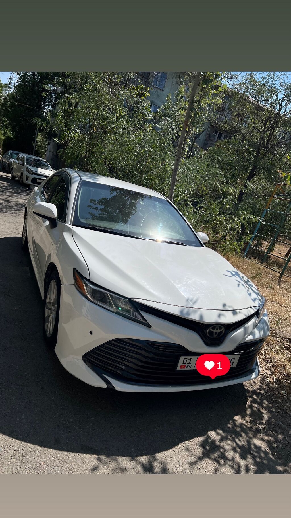 Toyota Camry: 2018 г., 2.5 л, Автомат, Бензин, Седан: фото 1
