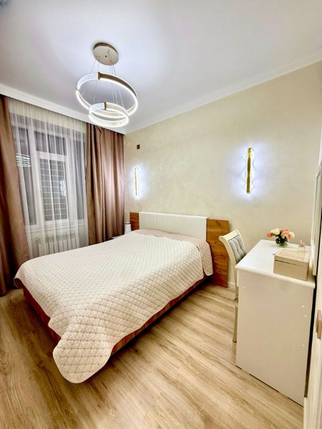 3 комнаты, 84 м², Джал мкр (в т.ч. Верхний, Нижний, Средний) Элитка, 14 этаж, Евроремонт: фото 3