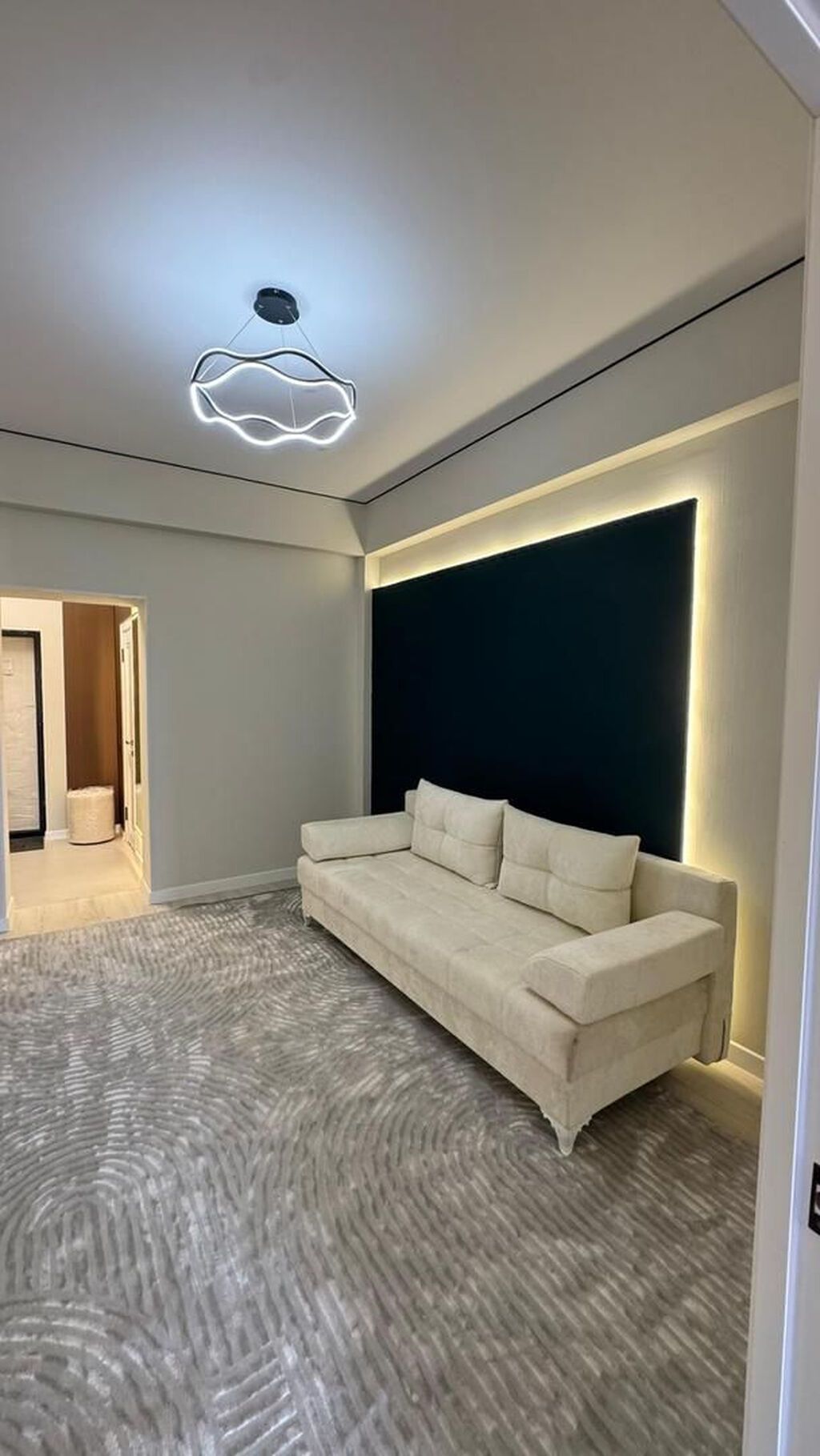 2 комнаты, 50 м², Элитка, 12 этаж, Евроремонт — фото 1