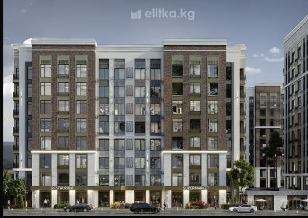 3 комнаты, 127 м², Асанбай мкр Элитка, 7 этаж, ПСО (под самоотделку): фото 2