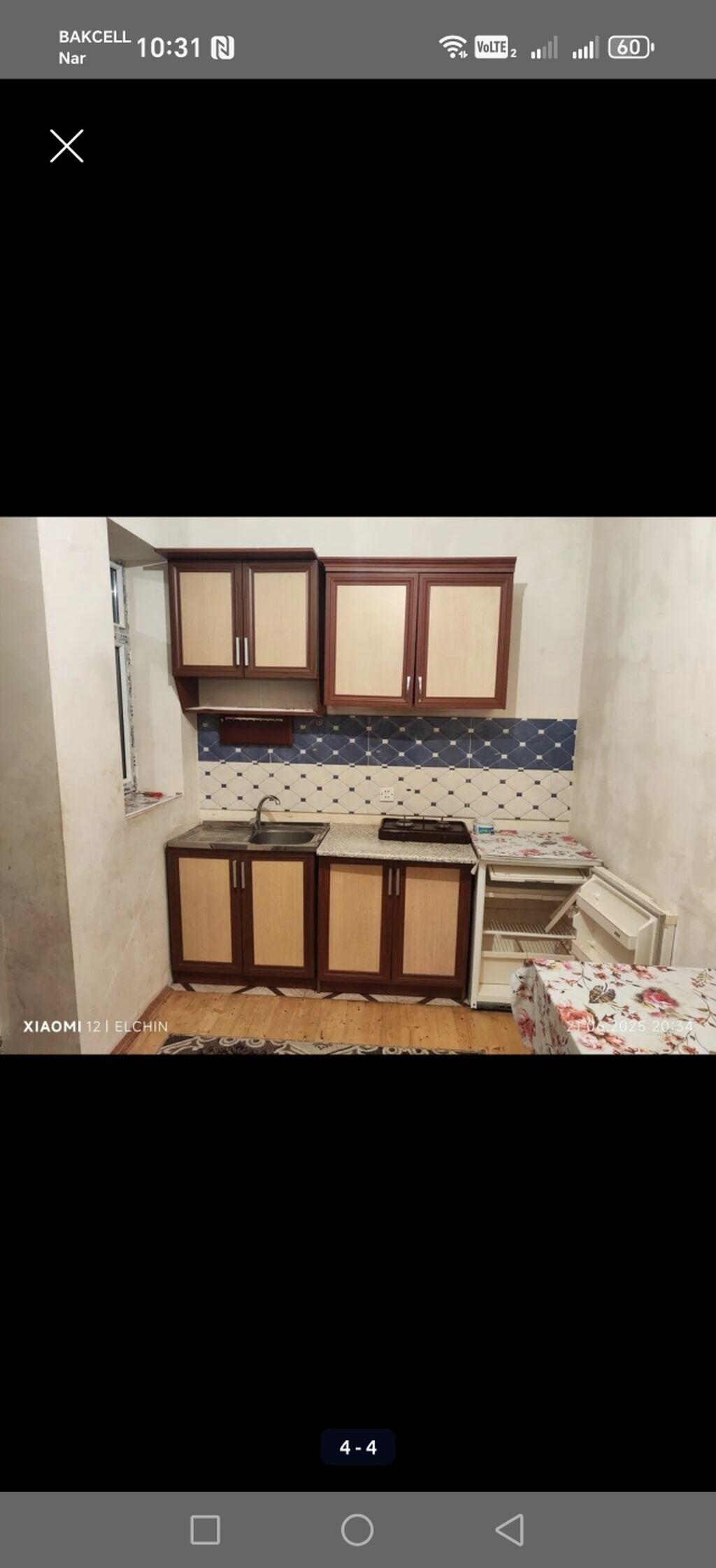 1-room new-build apartment for sale in Koroğlu, 35 m², 22 000 AZN, photo 3 / 4