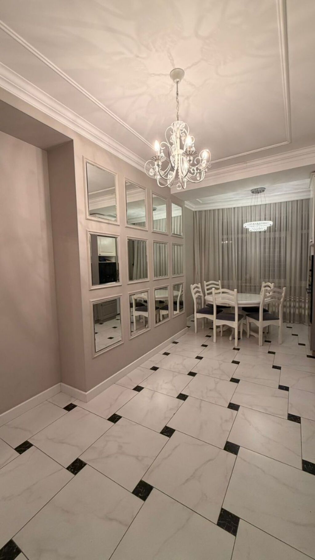 4 комнаты, 100 м², Ала-Арча ТРЦ Элитка, 12 этаж, Евроремонт: фото 4