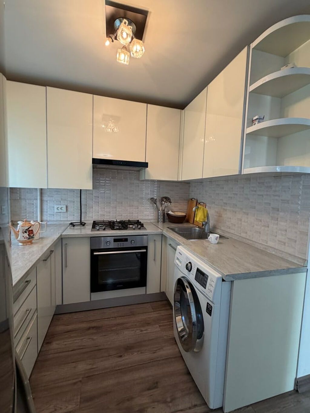 2 комнаты, 40 м², ул. Ахунбаева / Малдыбаева Хрущевка, 2 этаж, Дизайнерский ремонт: фото 6