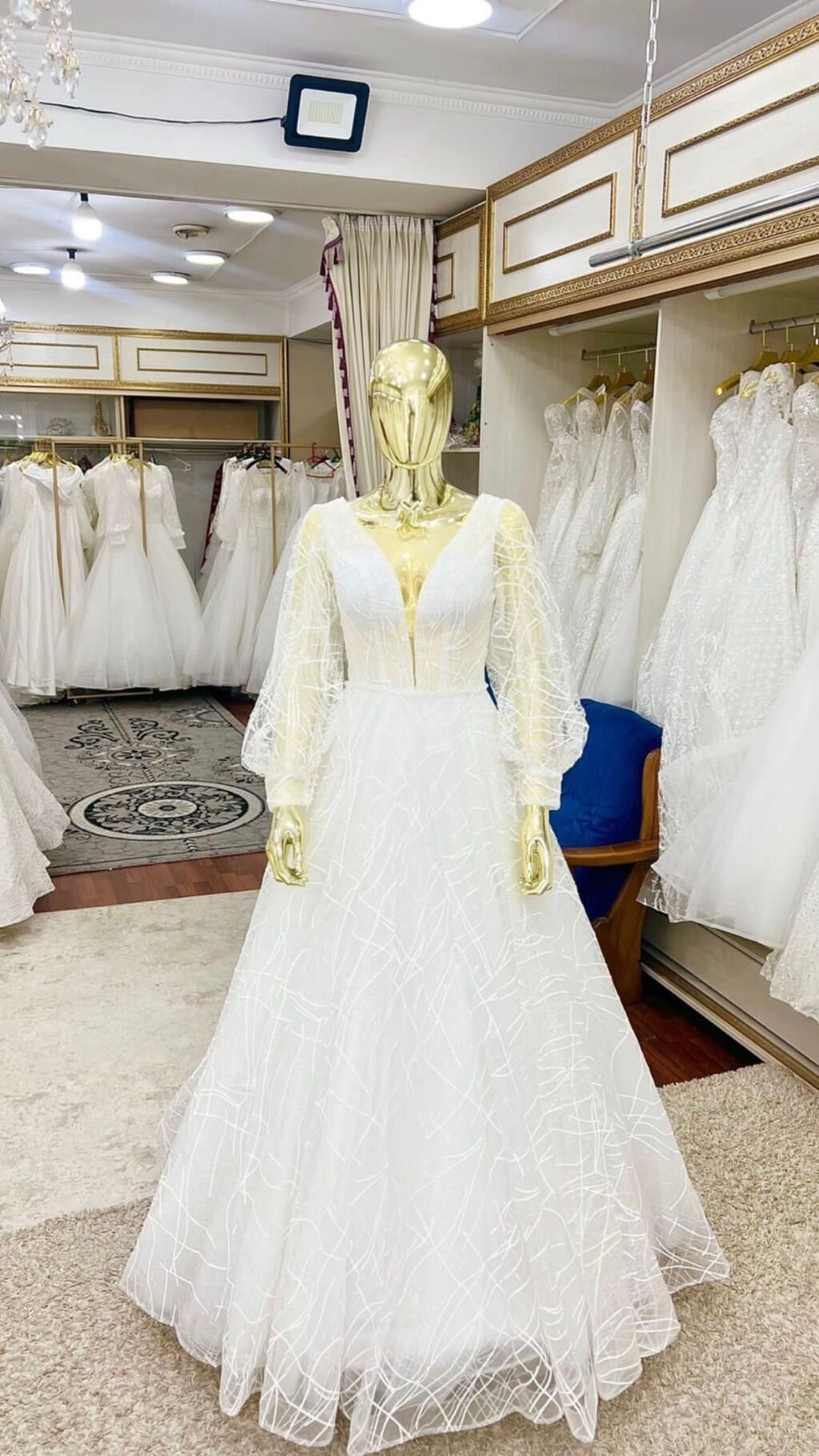 Свадебное платье, 2XL, Без кольца, Б/у: фото 8
