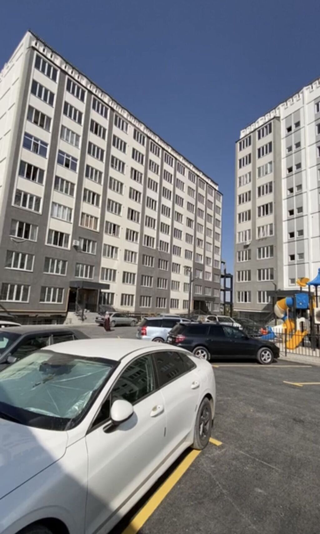 2 комнаты, 92 м², Кок-Жар ж/м 107 серия, 2 этаж, ПСО (под самоотделку): фото 3