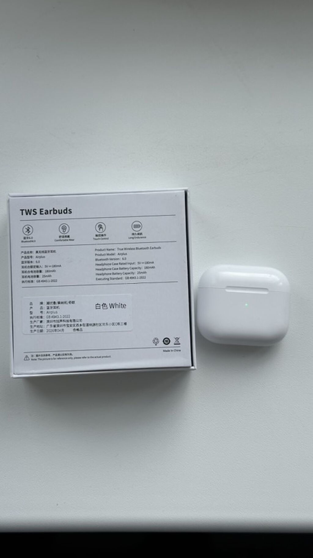 Беспроводные наушники TWS Earbuds (модель: Airplus) - Тип: полностью — фото 3