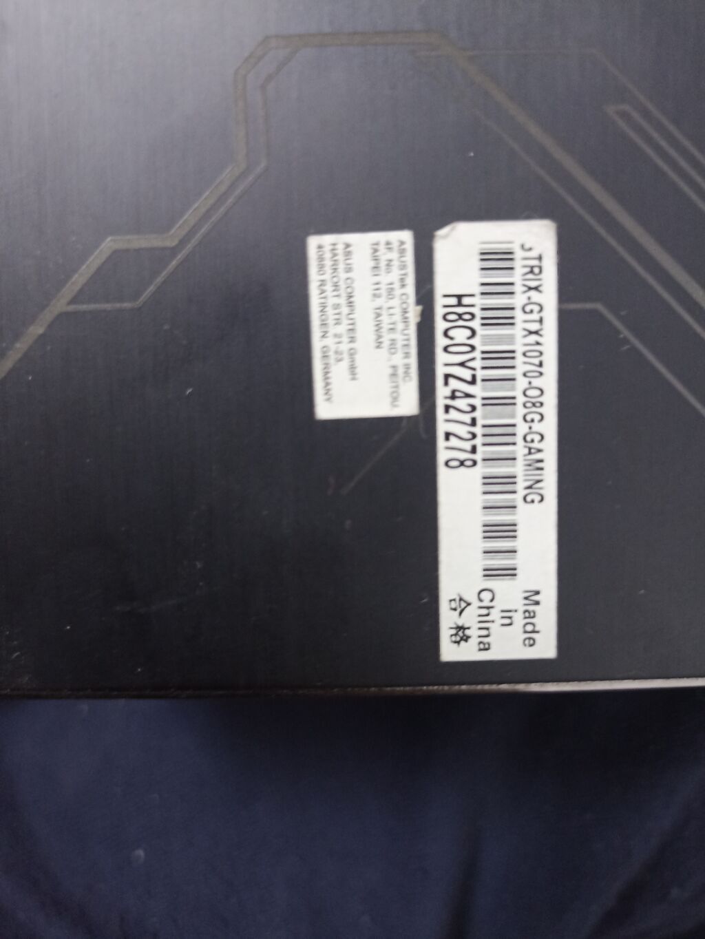 Видеокарта ASUS ROG STRIX GeForce GTX 1070 8GB (модель по стикеру: фото 2