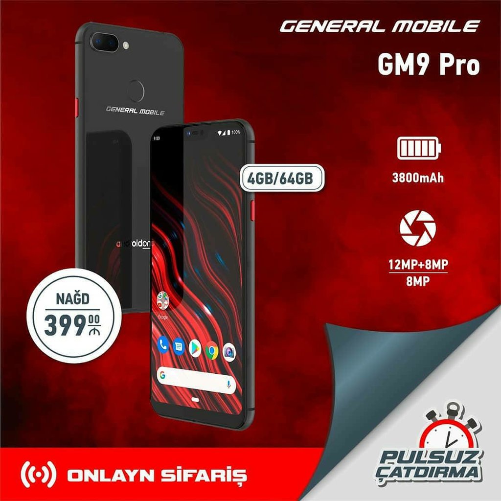 General Mobile Gm9 Pro 64 Gb General Mobile Garantili Fiyati