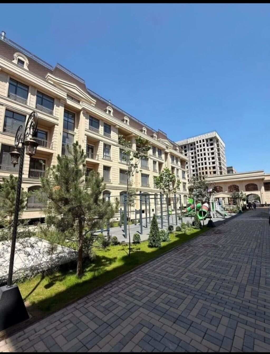 3 комнаты, 98 м², АУЦА Элитка, 1 этаж, ПСО (под самоотделку): фото 2