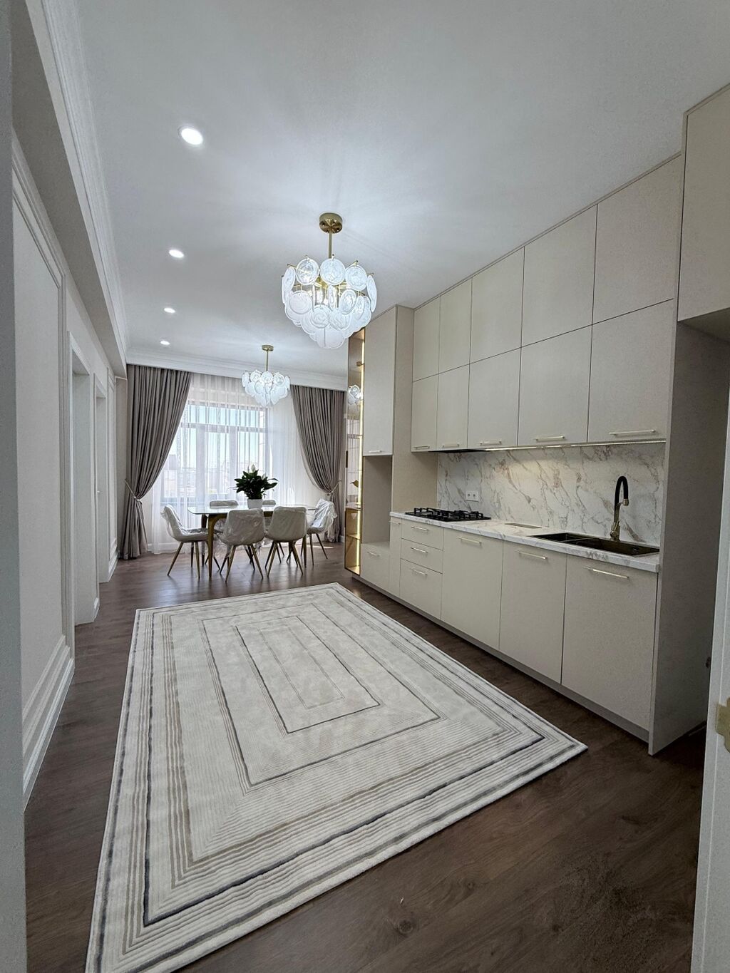 3 комнаты, 112 м², 12 мкр Элитка, 10 этаж, Дизайнерский ремонт: фото 6