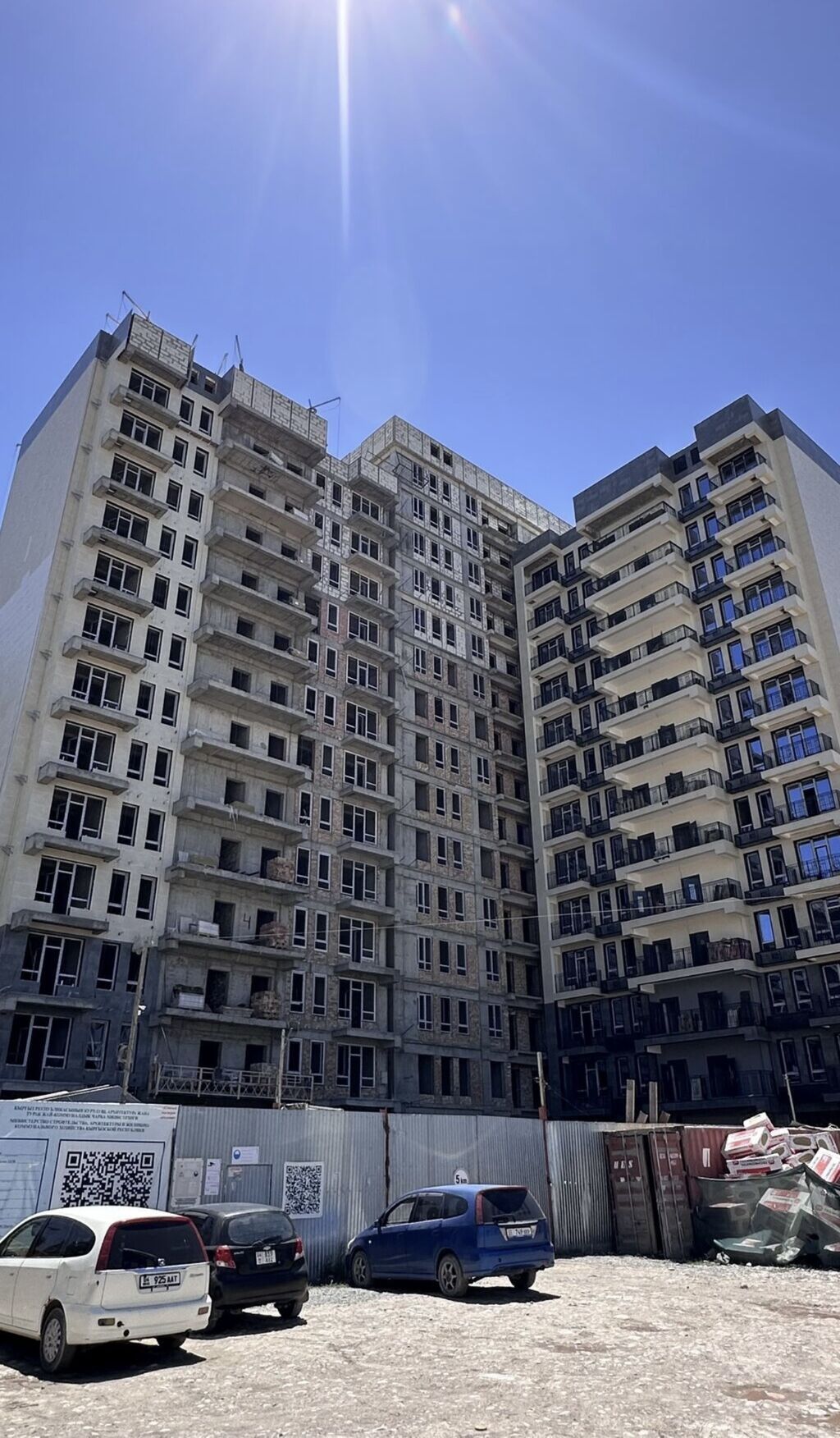 2 комнаты, 83 м², Асанбай мкр Элитка, 9 этаж, ПСО (под самоотделку): фото 1
