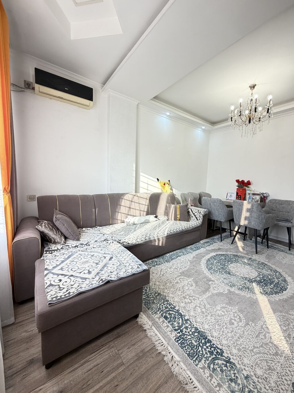 2 комнаты, 57 м², Верхний Джал Элитка, 10 этаж, Свежий ремонт: фото 2
