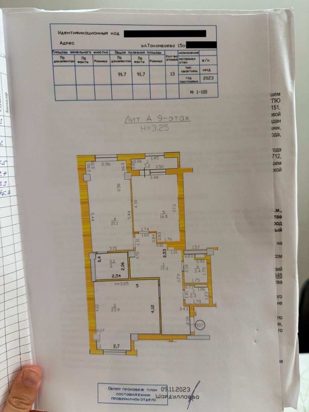2 комнаты, 92 м², Асанбай мкр Элитка, 9 этаж, Евроремонт: фото 2