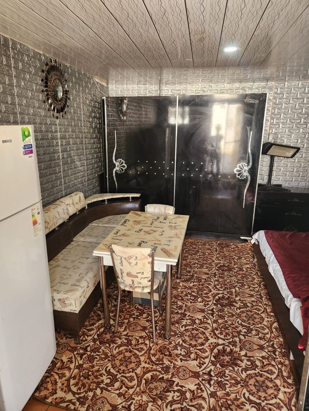 Kirayə üçün tam mebellı kiçik studio tipli mənzil - Plan: Açıq