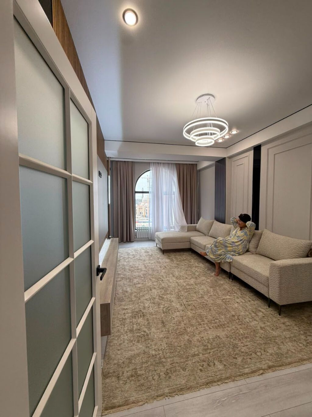 1 комната, 46 м², Асанбай мкр Элитка, 12 этаж, Евроремонт: фото 4