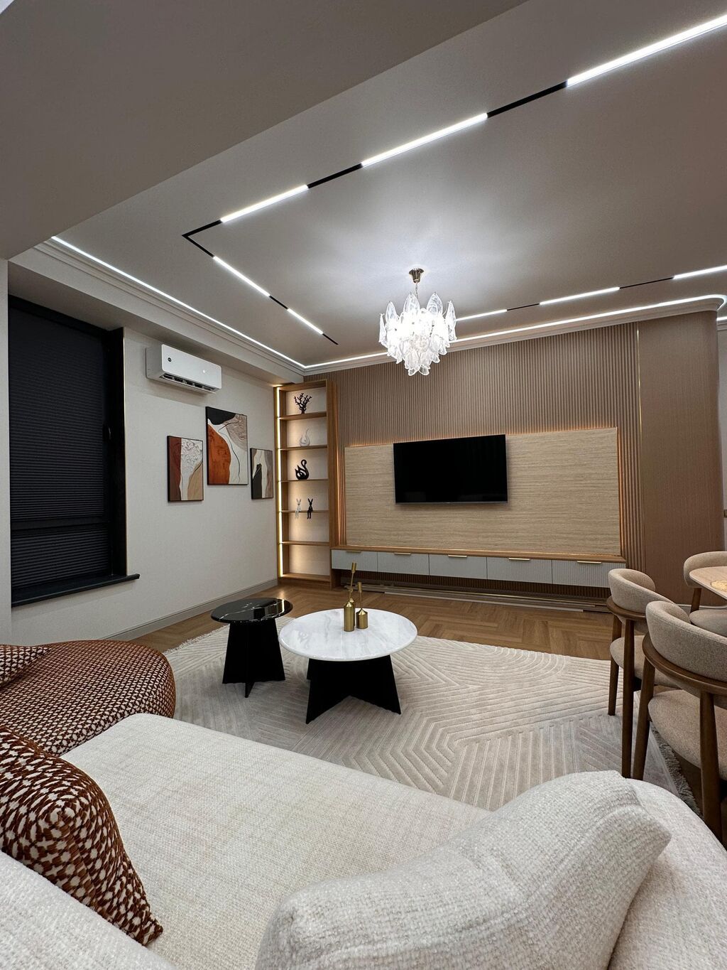 3 комнаты, 80 м², Асанбай мкр Элитка, 10 этаж, Дизайнерский ремонт: фото 4