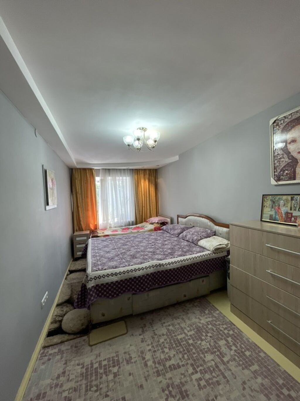 2 комнаты, 60 м², Бишкек Парк ТРЦ 3 этаж, Евроремонт: фото 5