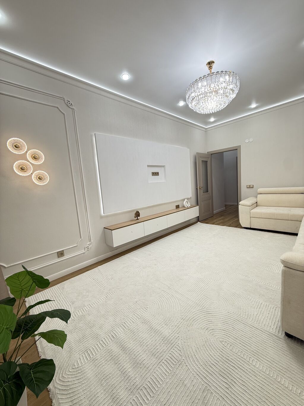 2 комнаты, 71 м², Тунгуч мкр Элитка, 11 этаж, Дизайнерский ремонт: фото 3