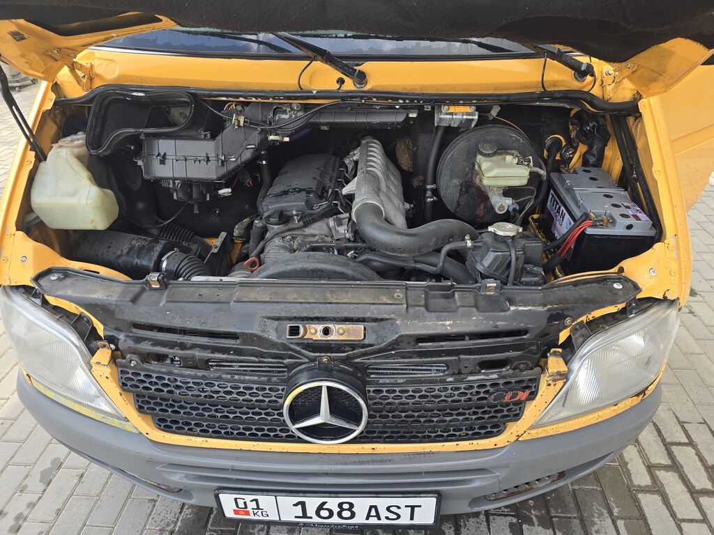 Mercedes-Benz Спринтер: 2001 г., 2.7 л, Механика, Дизель, Бус: фото 2