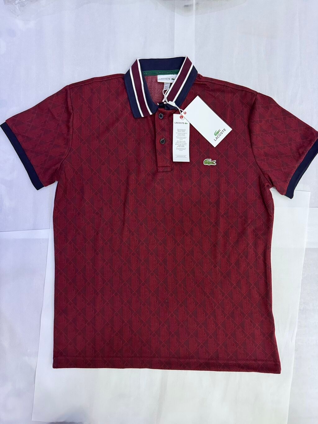 Мужской спортивный костюм, S, M, L, Lacoste, Новый, цвет - Красный, Самовывоз: фото 3