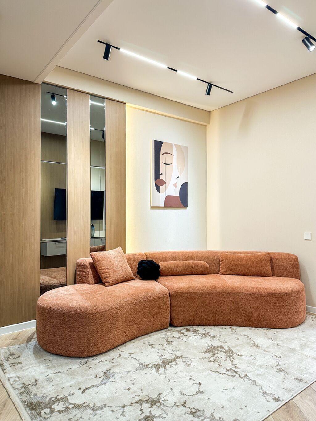 2 комнаты, 53 м², Кок-Жар мкр Элитка, 6 этаж, Дизайнерский ремонт: фото 8