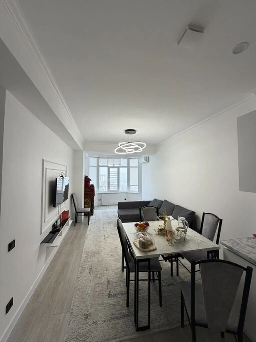 2 комнаты, 46 м², Ала-Арча ТРЦ Элитка, 7 этаж, Евроремонт: фото 1