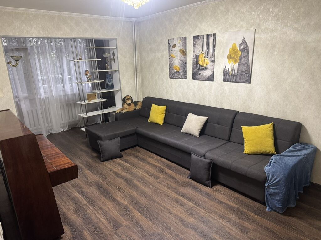 3 комнаты, 80 м², 105 серия, 1 этаж, Евроремонт: фото 1