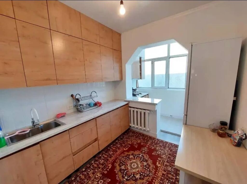 3 комнаты, 62 м², Джал мкр (в т.ч. Верхний, Нижний, Средний) 106 серия, 9 этаж, Косметический ремонт: фото 4