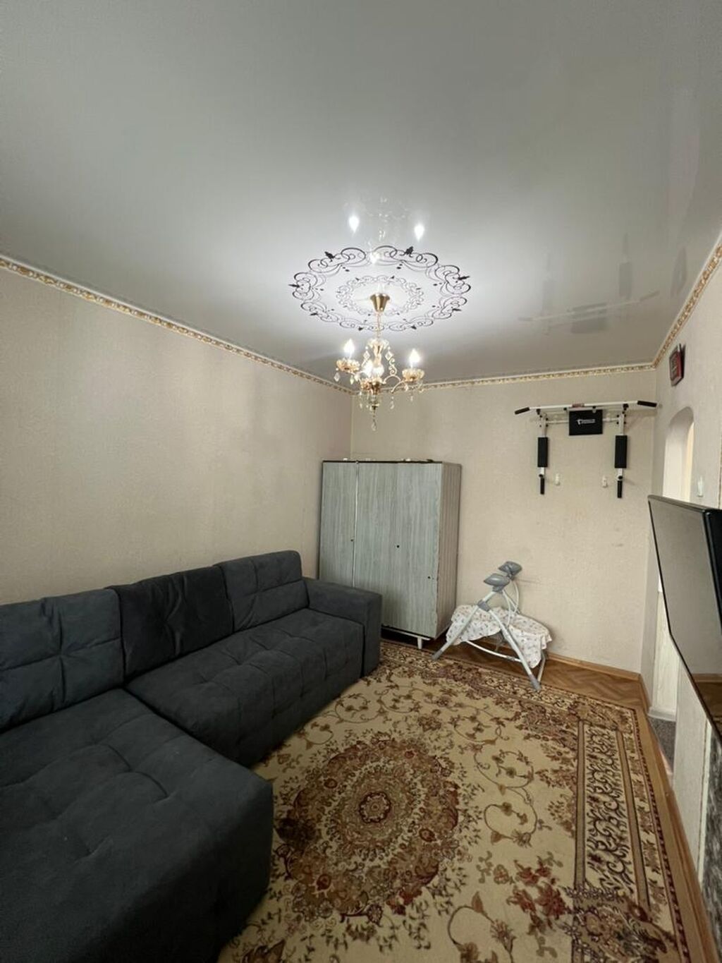 1 комната, 33 м², Аламедин-1 мкр Индивидуалка, 4 этаж, Свежий ремонт: фото 3