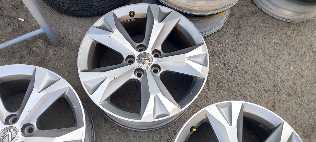 Литые Диски R 18 Toyota, Комплект, отверстий - 5, Б/у: фото 5