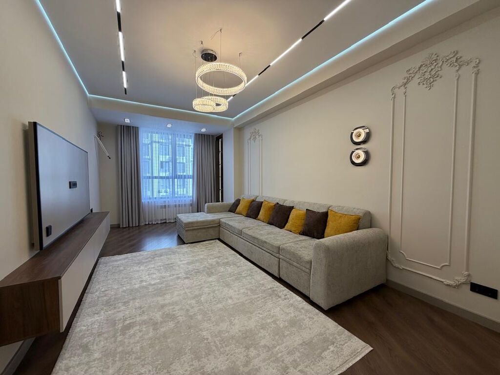 2 комнаты, 75 м², Асанбай мкр Элитка, 8 этаж, Евроремонт: фото 8