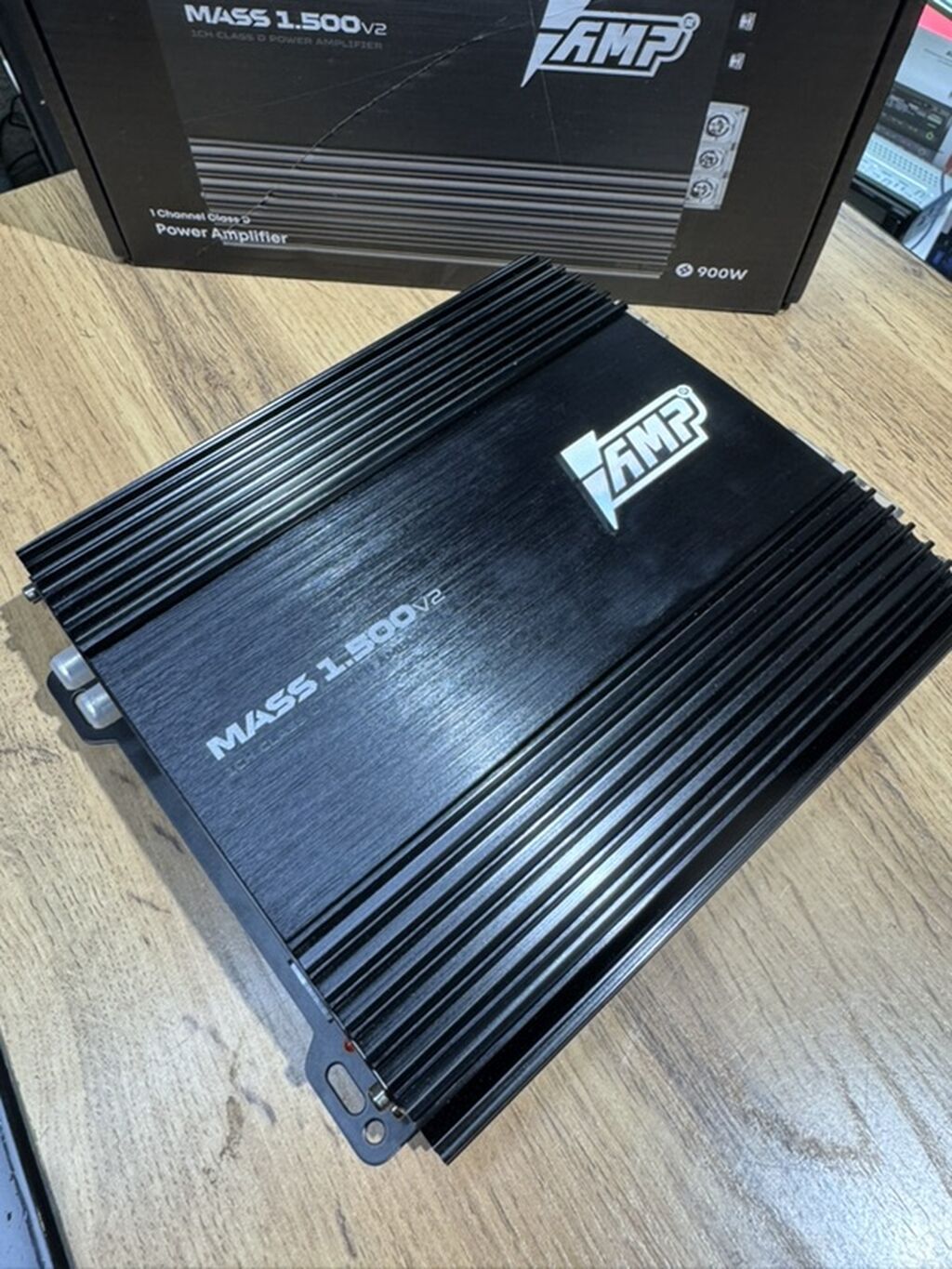 Моноблоковый автомобильный усилитель AMP MASS 1.500 V2 - Класс D: фото 6