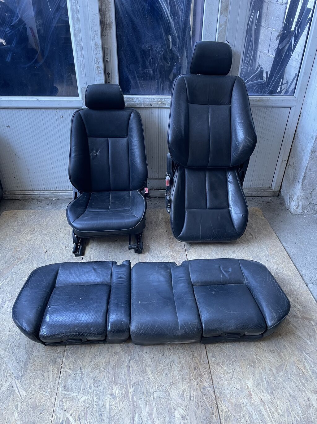 Комплект сидений, Кожа, Mercedes-Benz 1999 г., Б/у, Оригинал, Германия: фото 1