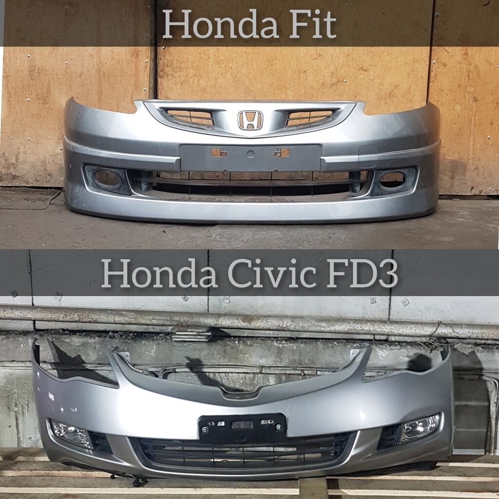 Бампер Honda, Б/у, Оригинал: фото 2