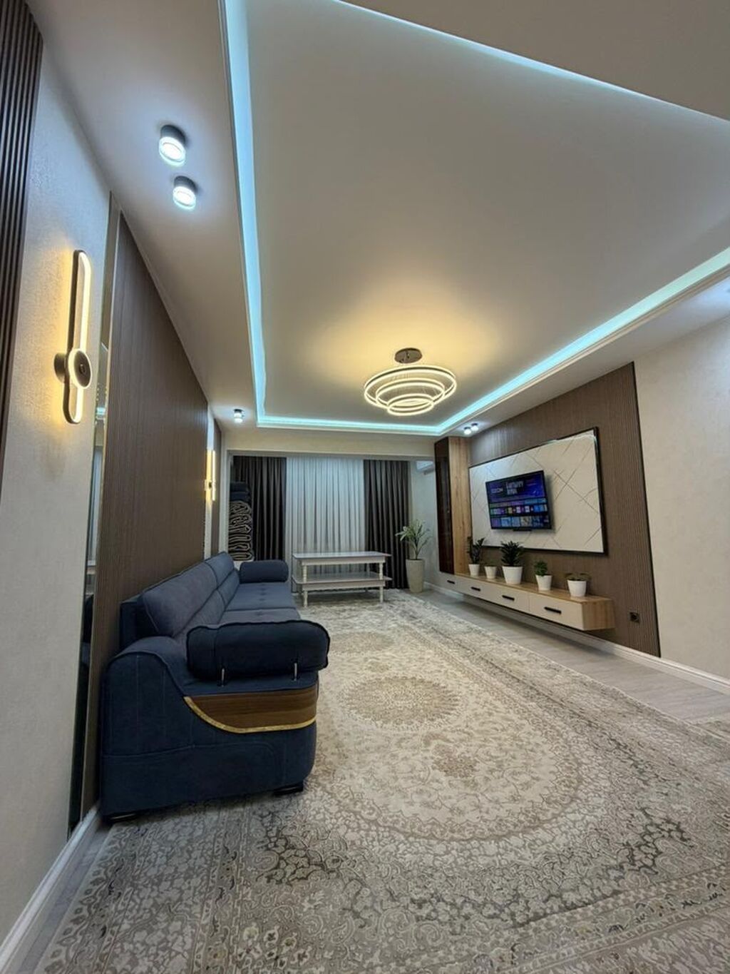 3 комнаты, 100 м², Средний Джал Элитка, 4 этаж, Дизайнерский ремонт: фото 2