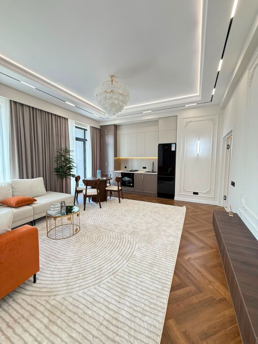 3 комнаты, 92 м², Орто-Сай с. Элитка, 4 этаж, Дизайнерский ремонт: фото 4
