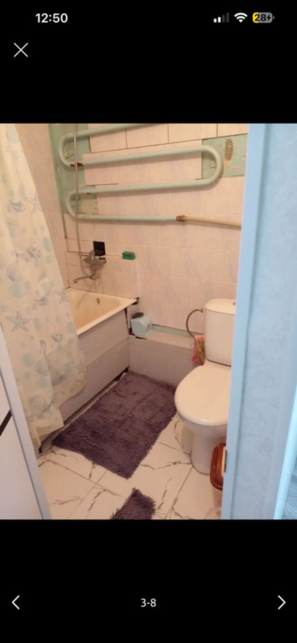 1 комната, 36 м², 8 мкр 104 серия, 4 этаж, Косметический ремонт: фото 2