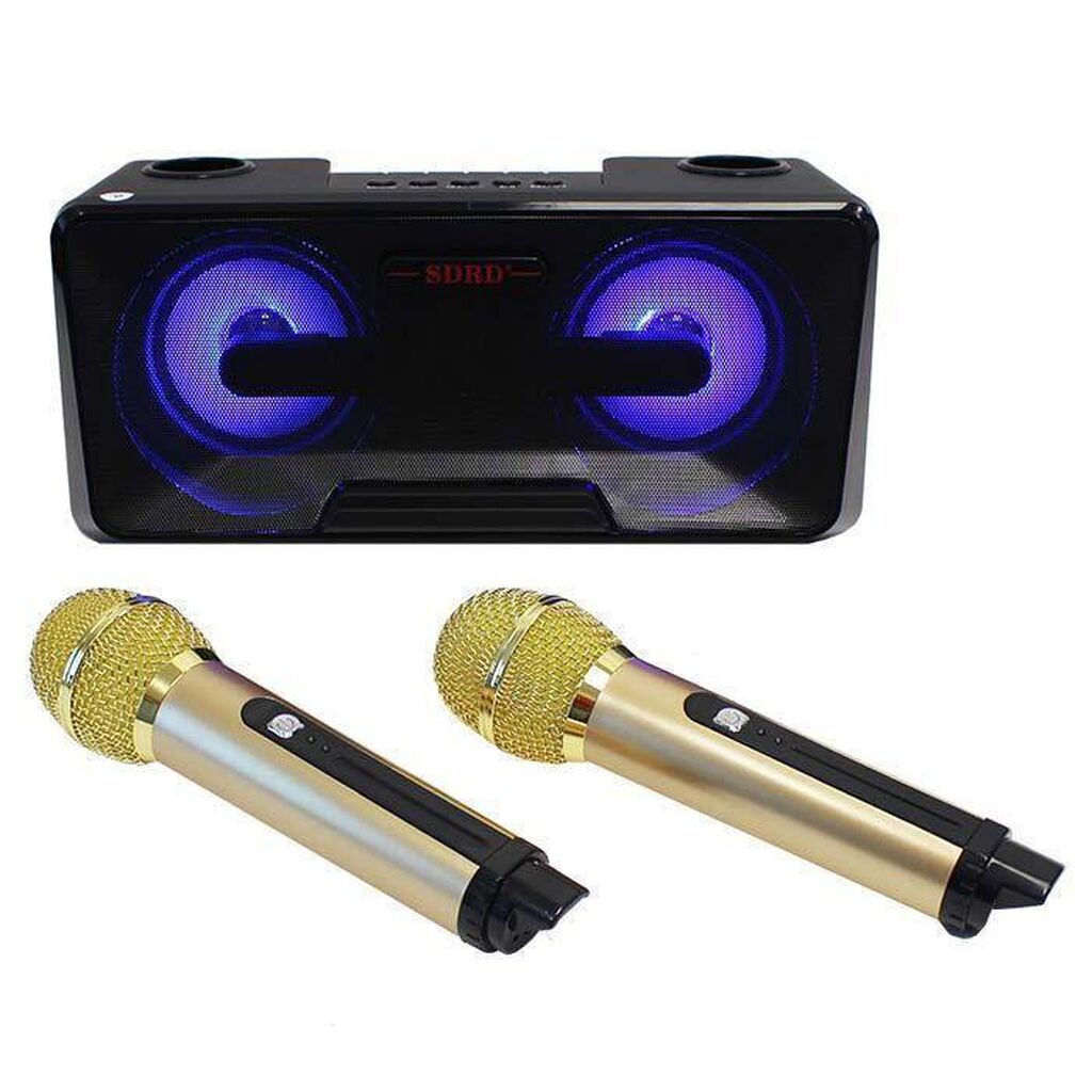 Блютуз Колонка С Микрофоном Для Караоке Купить